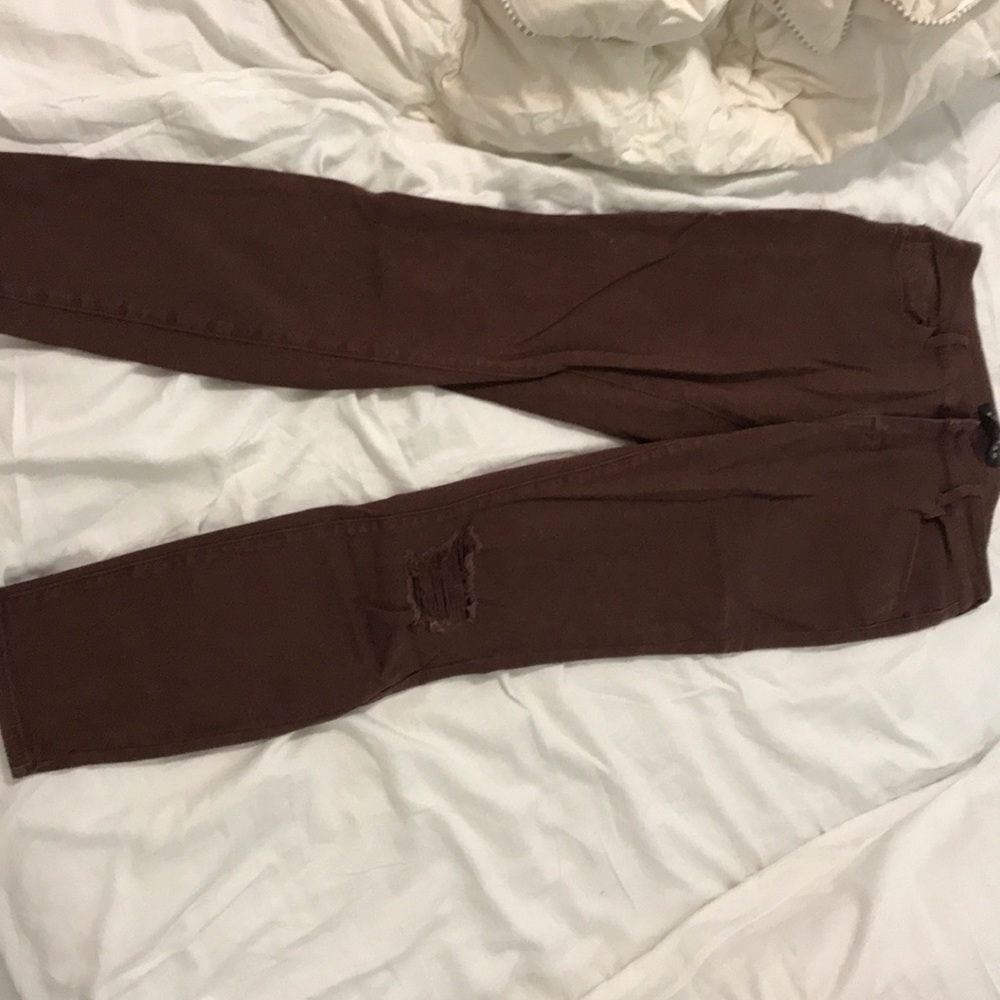 Rust colored Jeans